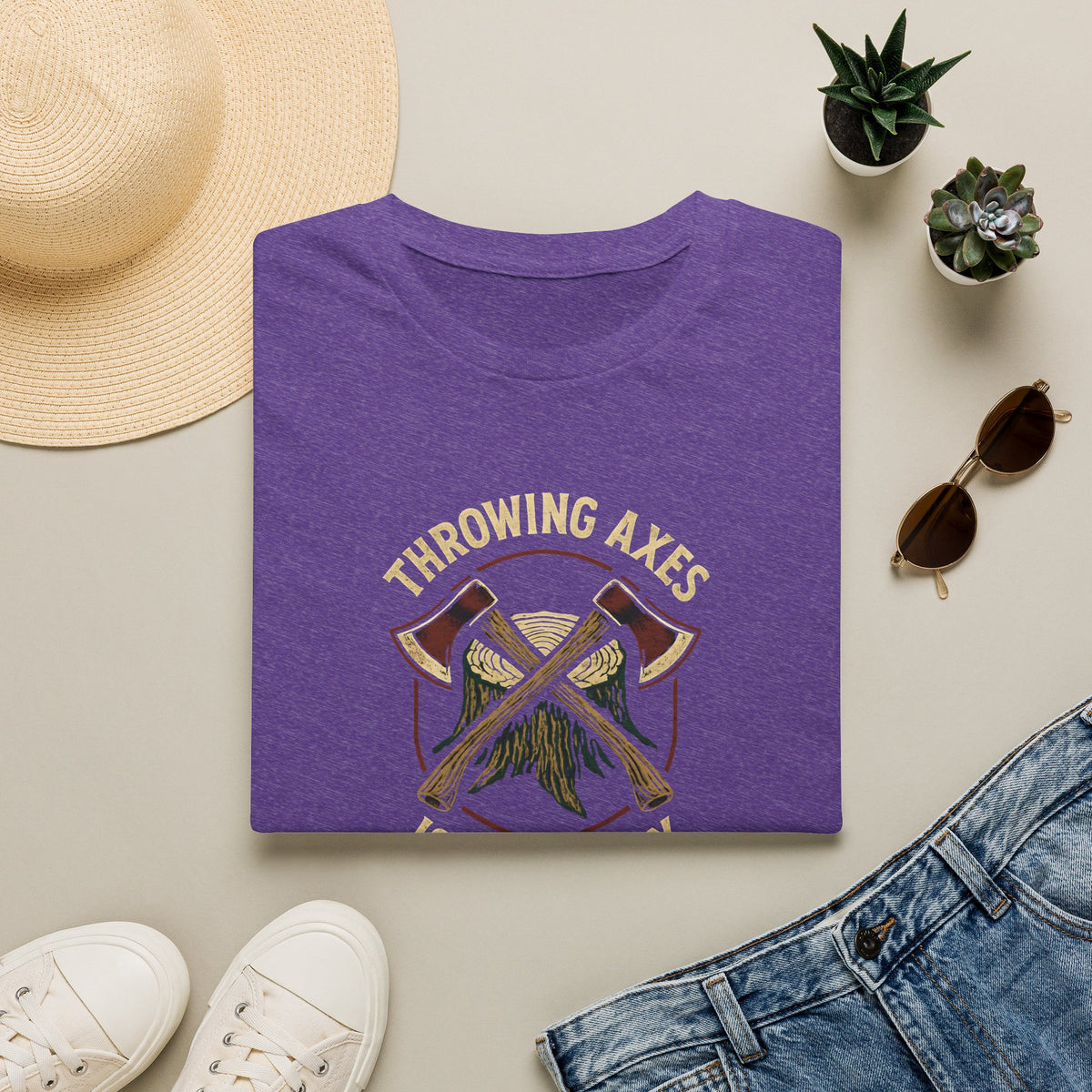 Axes Throwing Hobby T-Shirt