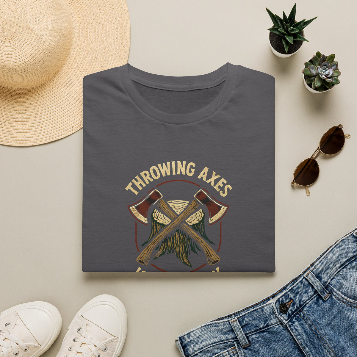 Axes Throwing Hobby T-Shirt