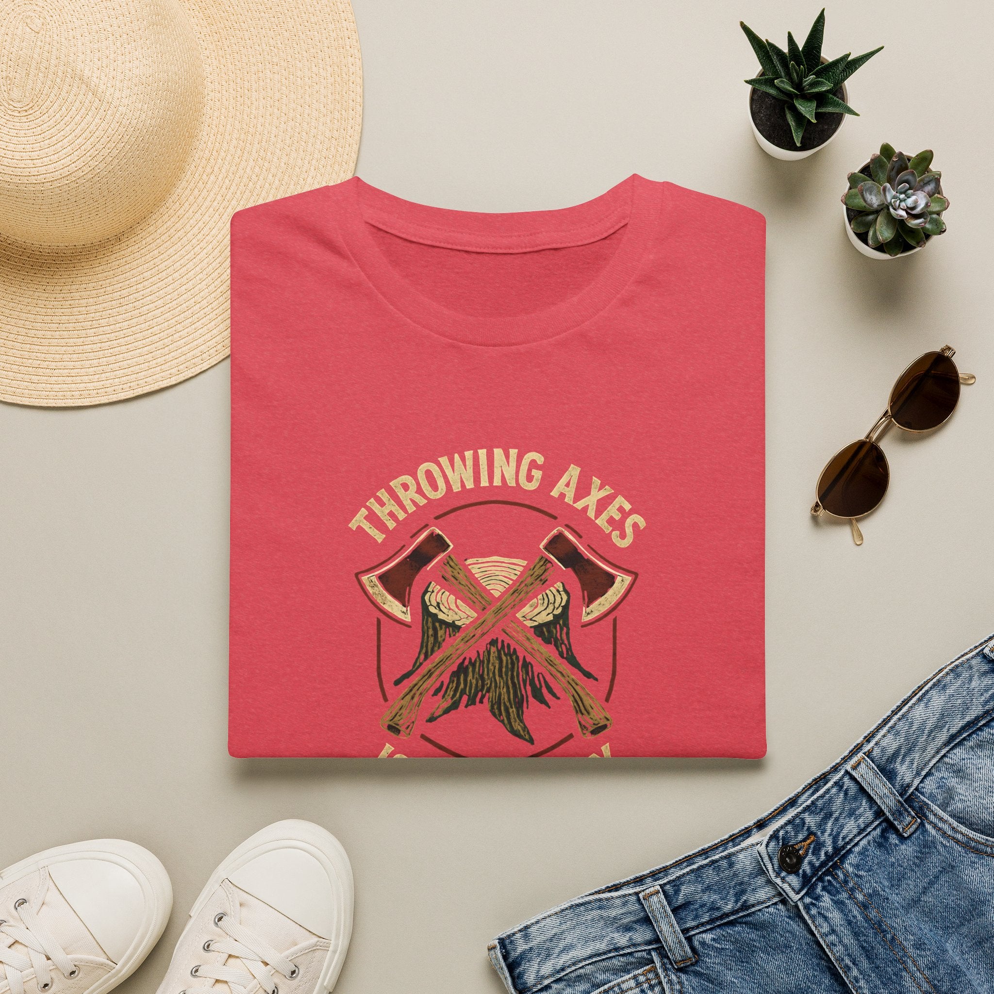 Axes Throwing Hobby T-Shirt