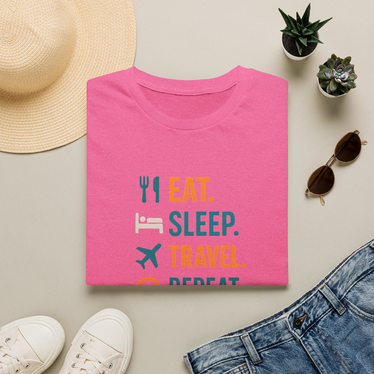 Eat Sleep Travel Repeat T-Shirt