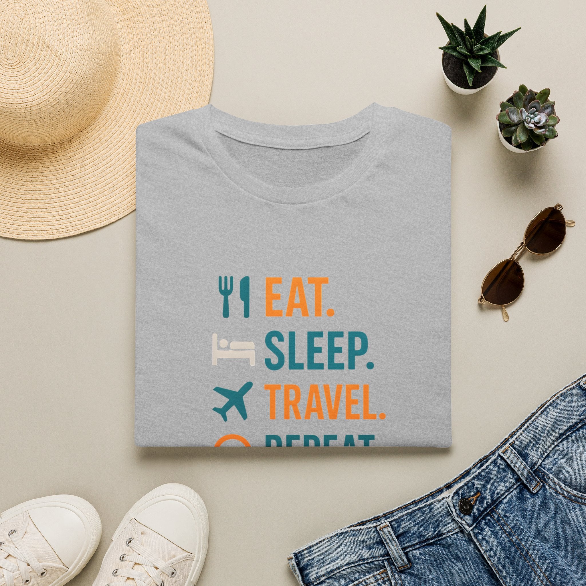Eat Sleep Travel Repeat T-Shirt