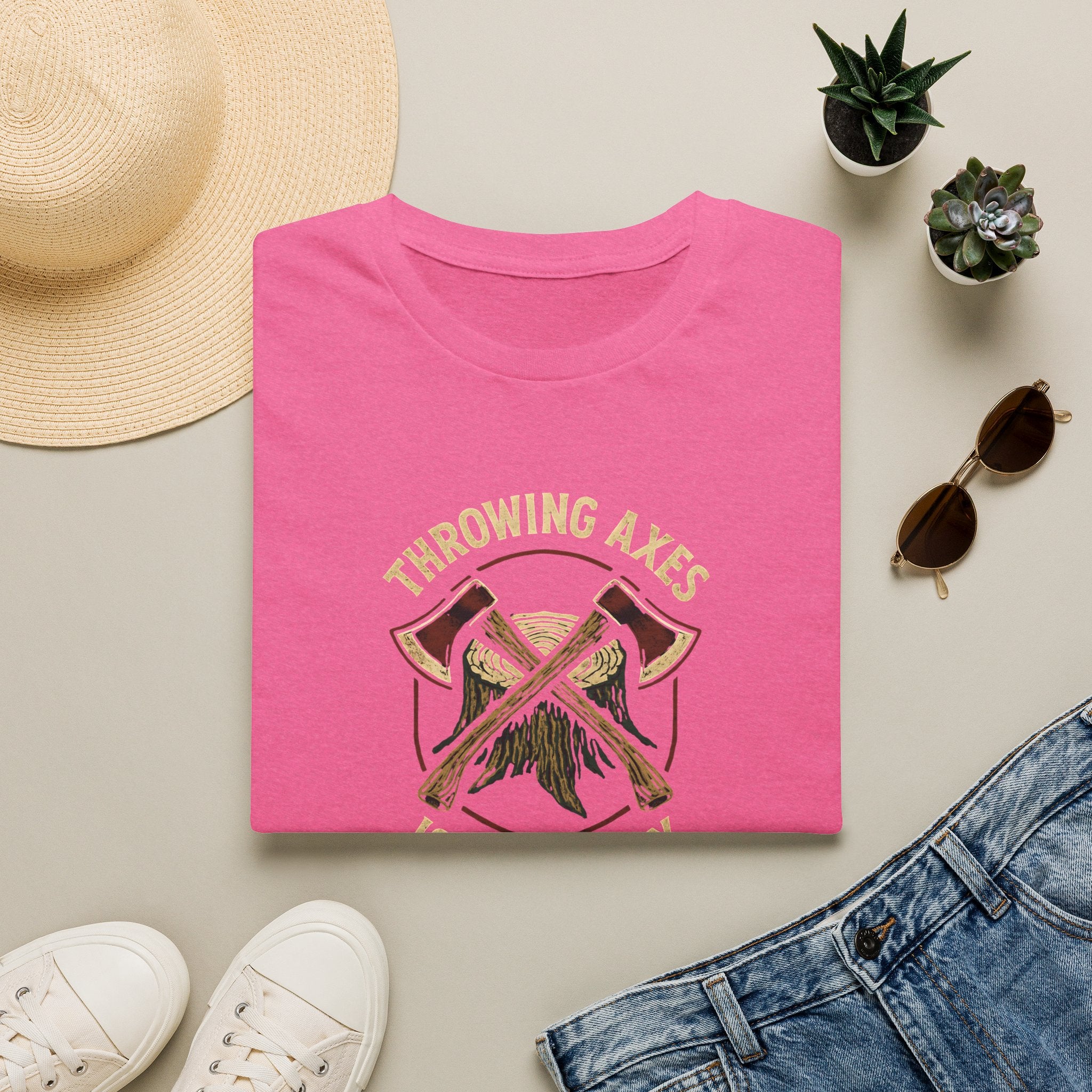 Axes Throwing Hobby T-Shirt