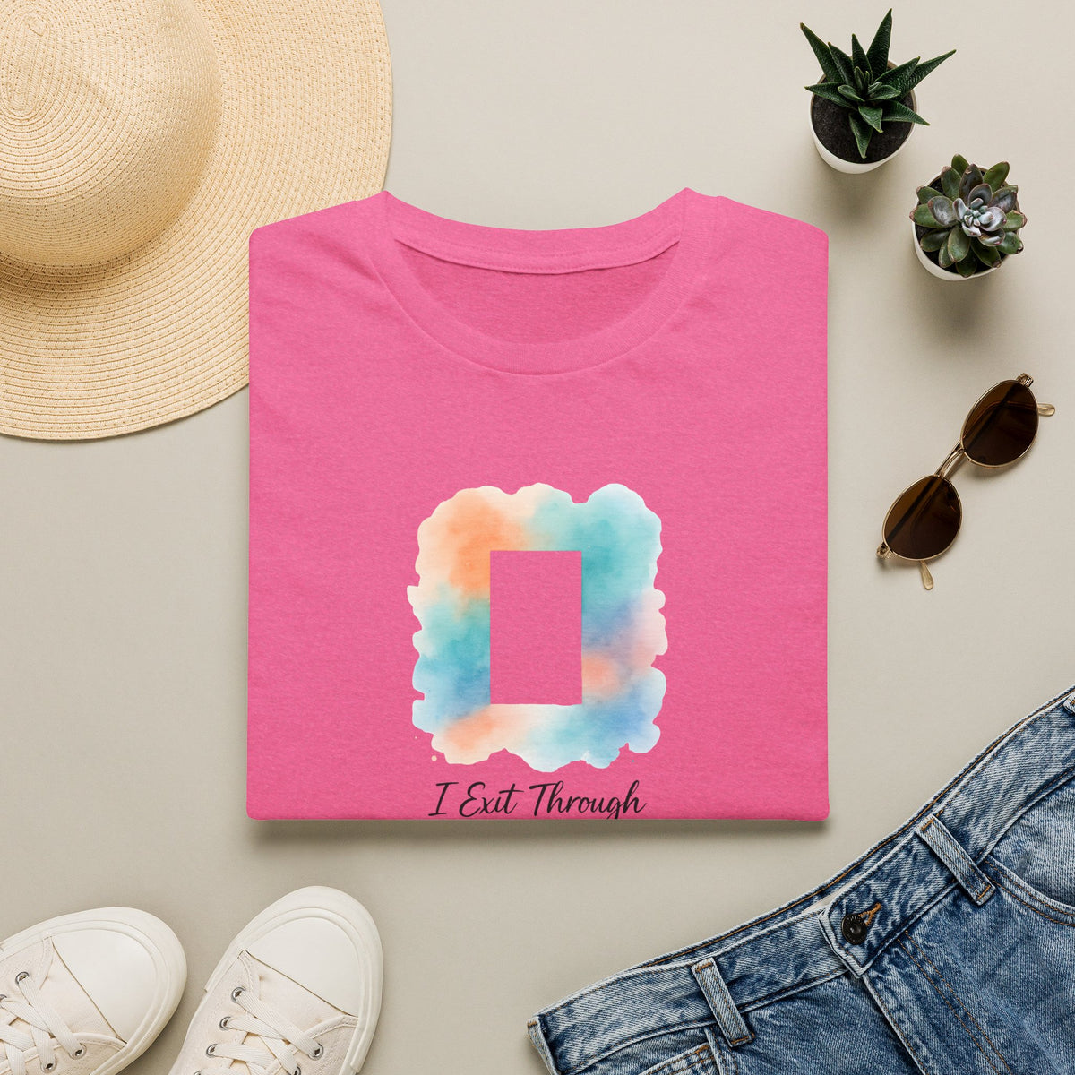 Watercolor Photo Frame T-Shirt