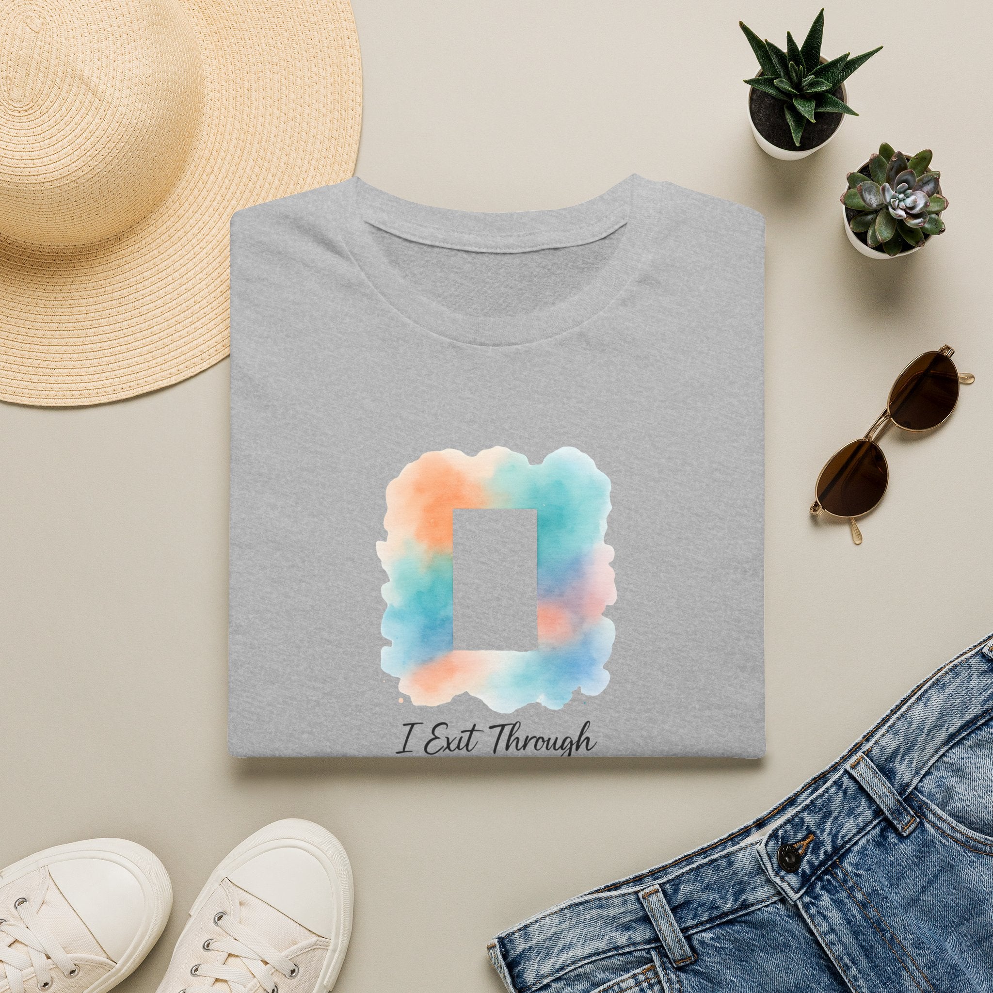 Watercolor Photo Frame T-Shirt