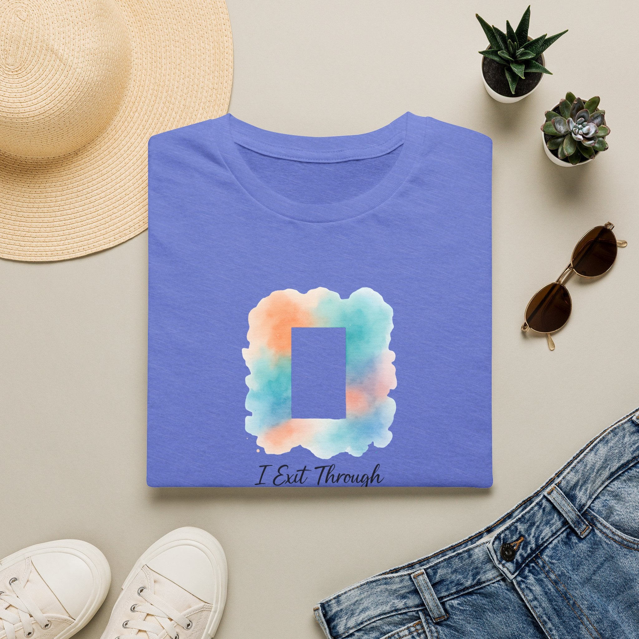 Watercolor Photo Frame T-Shirt