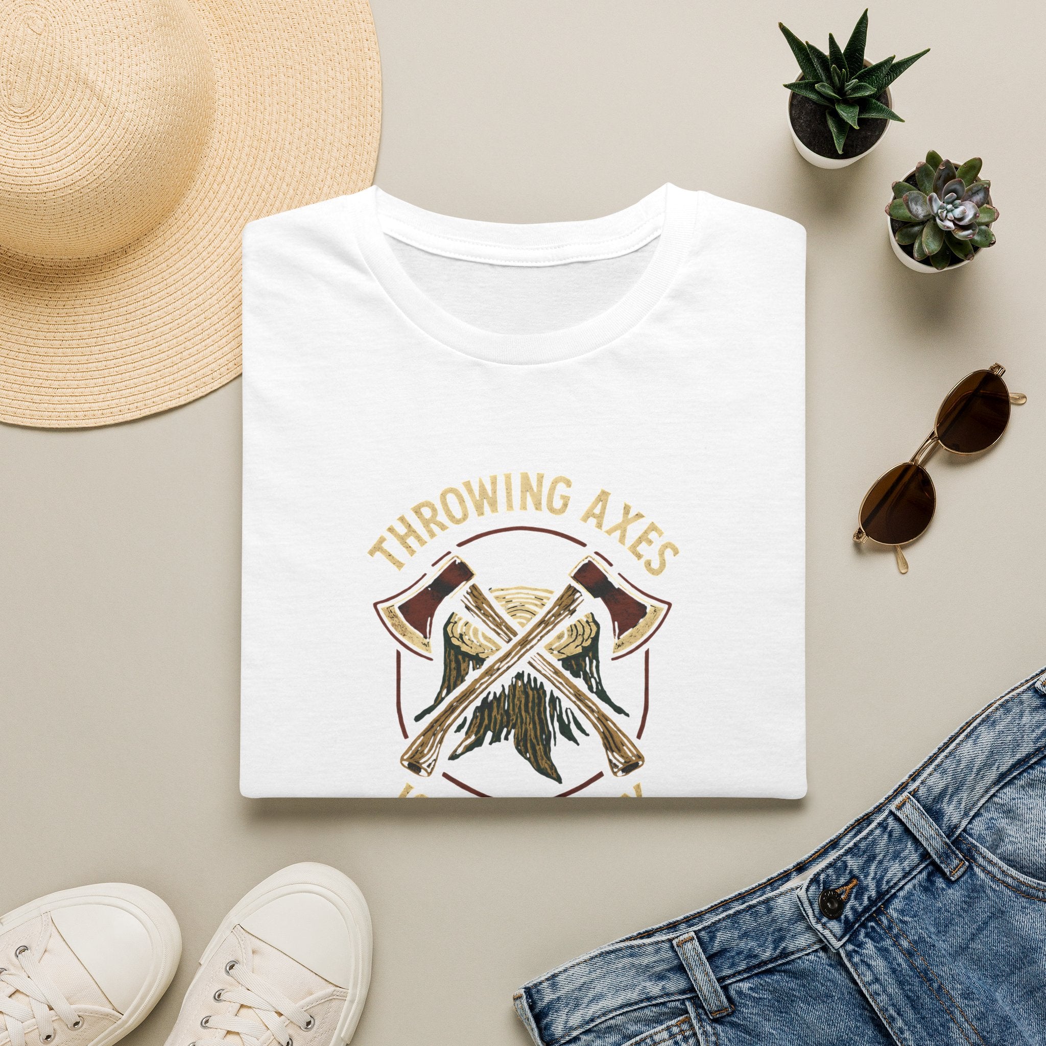 Axes Throwing Hobby T-Shirt