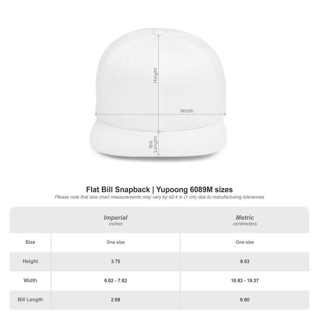 Rough & Rowdy Golf Co. Flat-Bill Snapback Hat — 'Good Times, No Matter the Score'