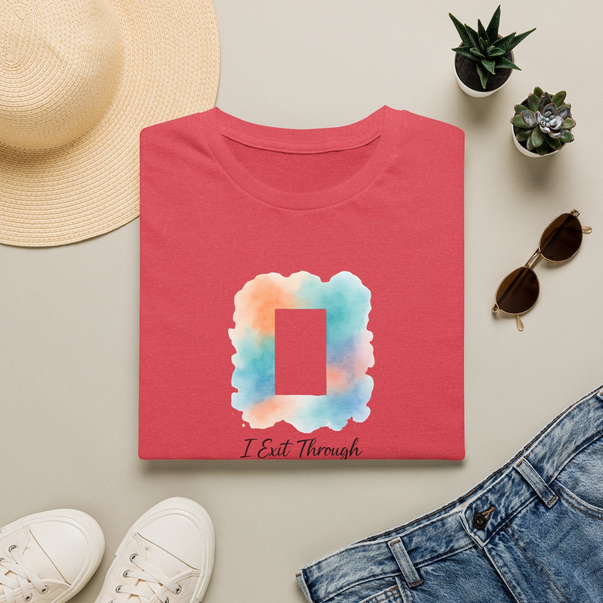 Watercolor Photo Frame T-Shirt