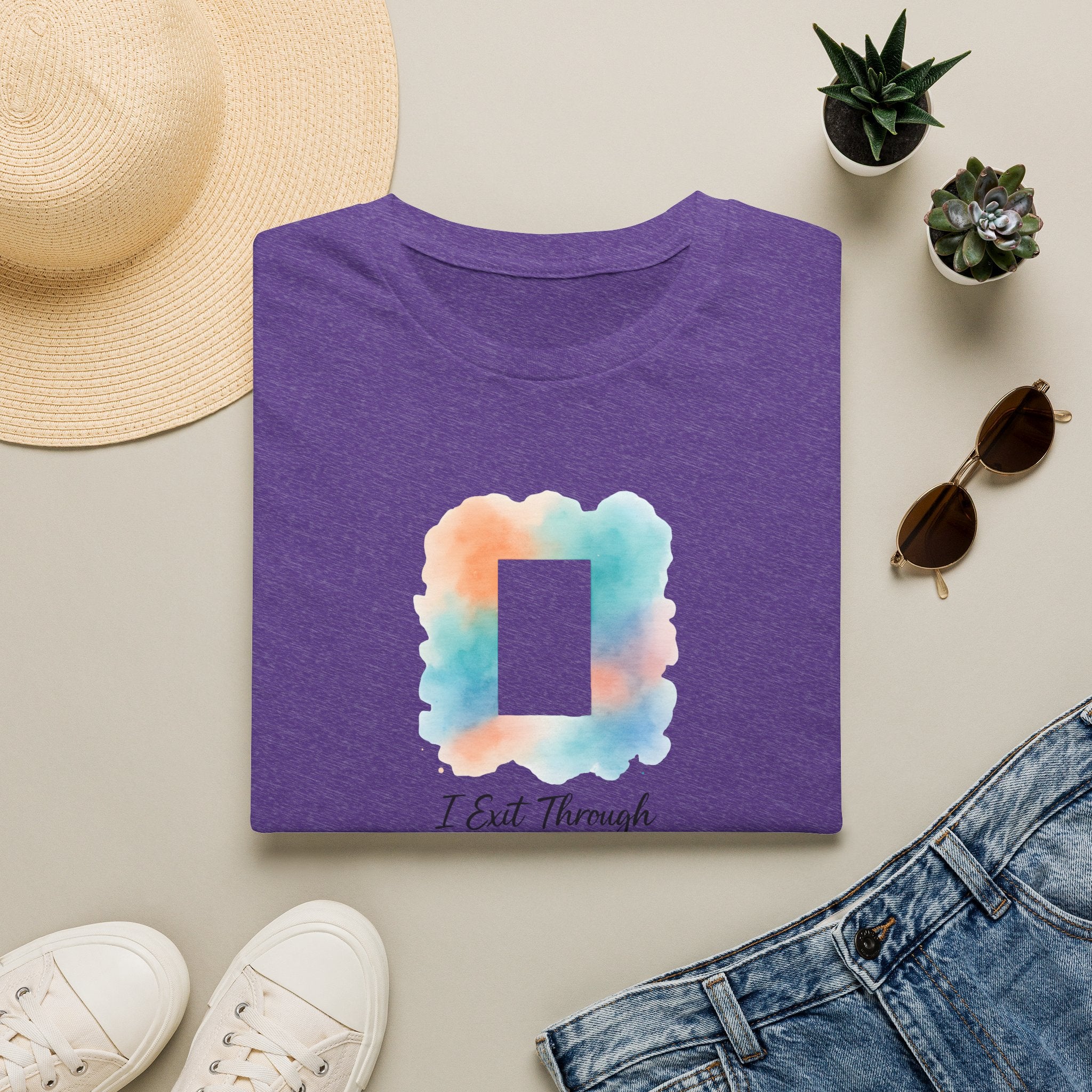 Watercolor Photo Frame T-Shirt