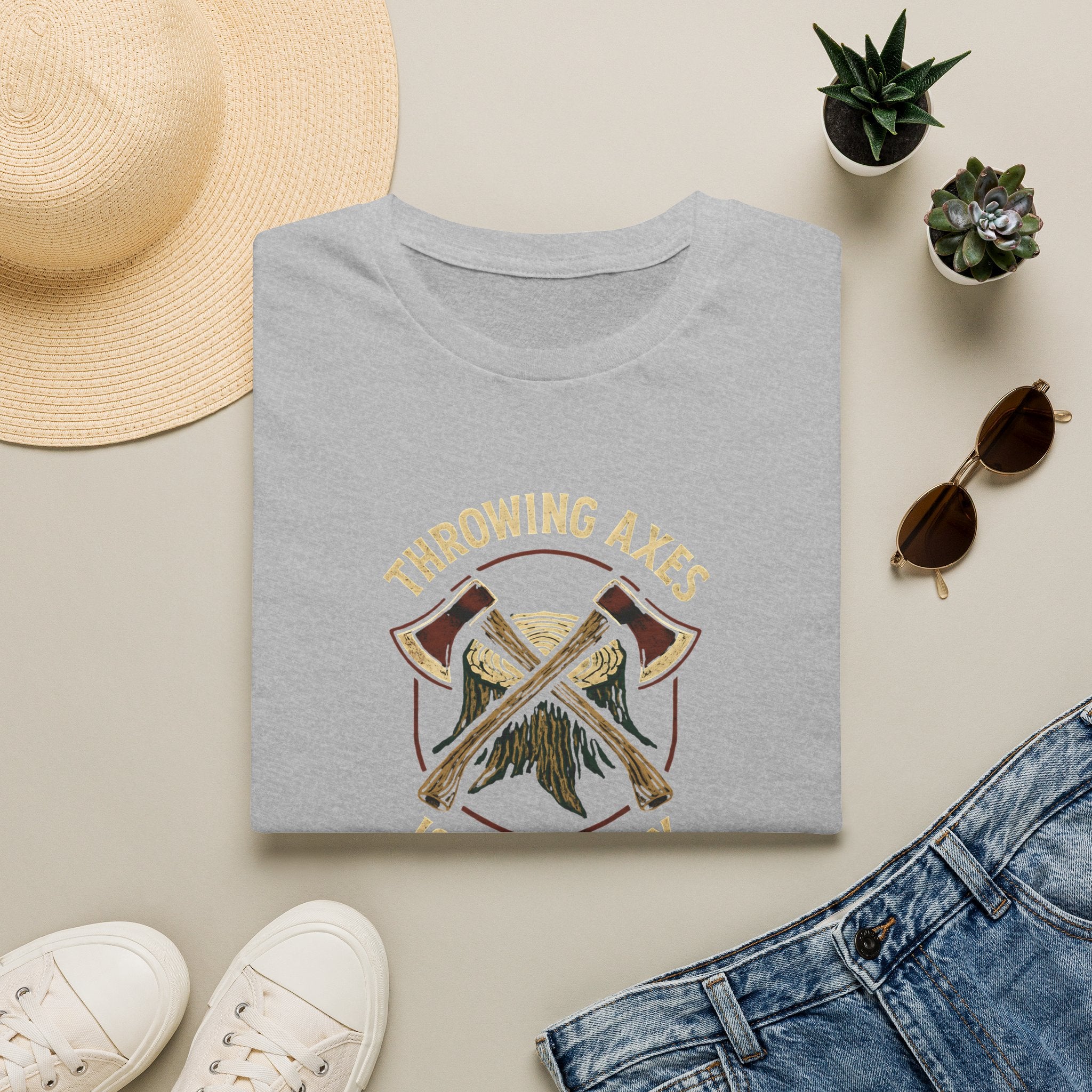 Axes Throwing Hobby T-Shirt