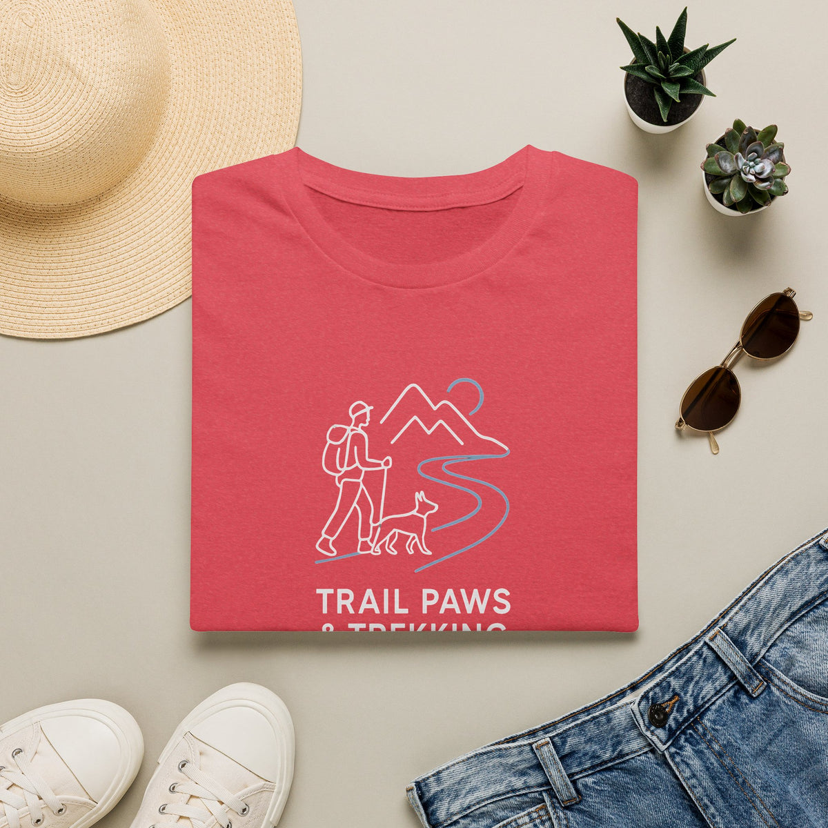 Trail Paws Trekking Boots T-Shirt